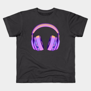 Pinkish headphones Kids T-Shirt